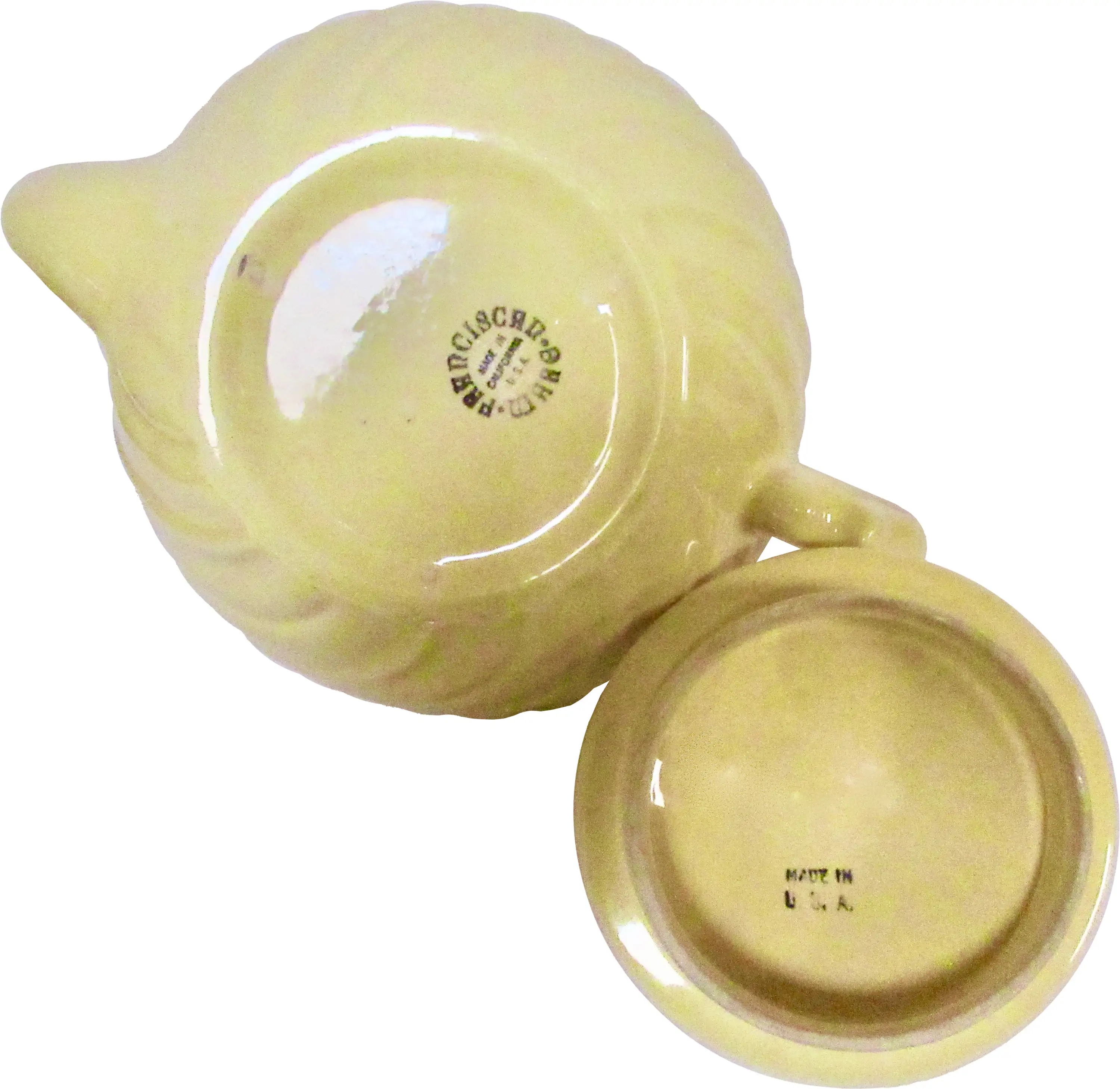 Gladding McBean Swirl Tea Pot 5 Gladding McBean Swirl Tea Pot