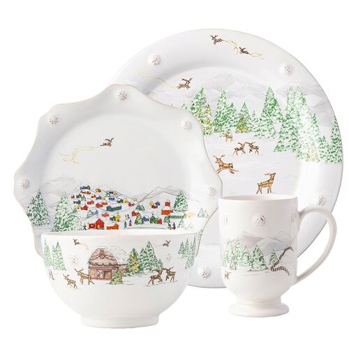16-Pc Berry & Thread Dinnerware Set