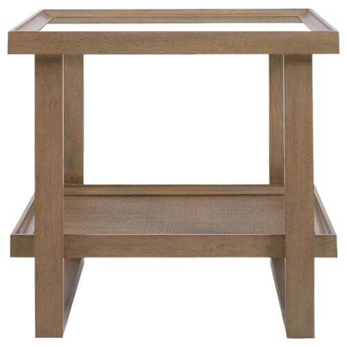 Sonnet Cane Rectangular End Table, Wren 4 Sonnet Cane Rectangular End Table, Wren