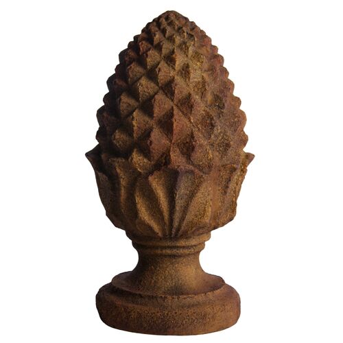 15" Rustic Pinecone Finial