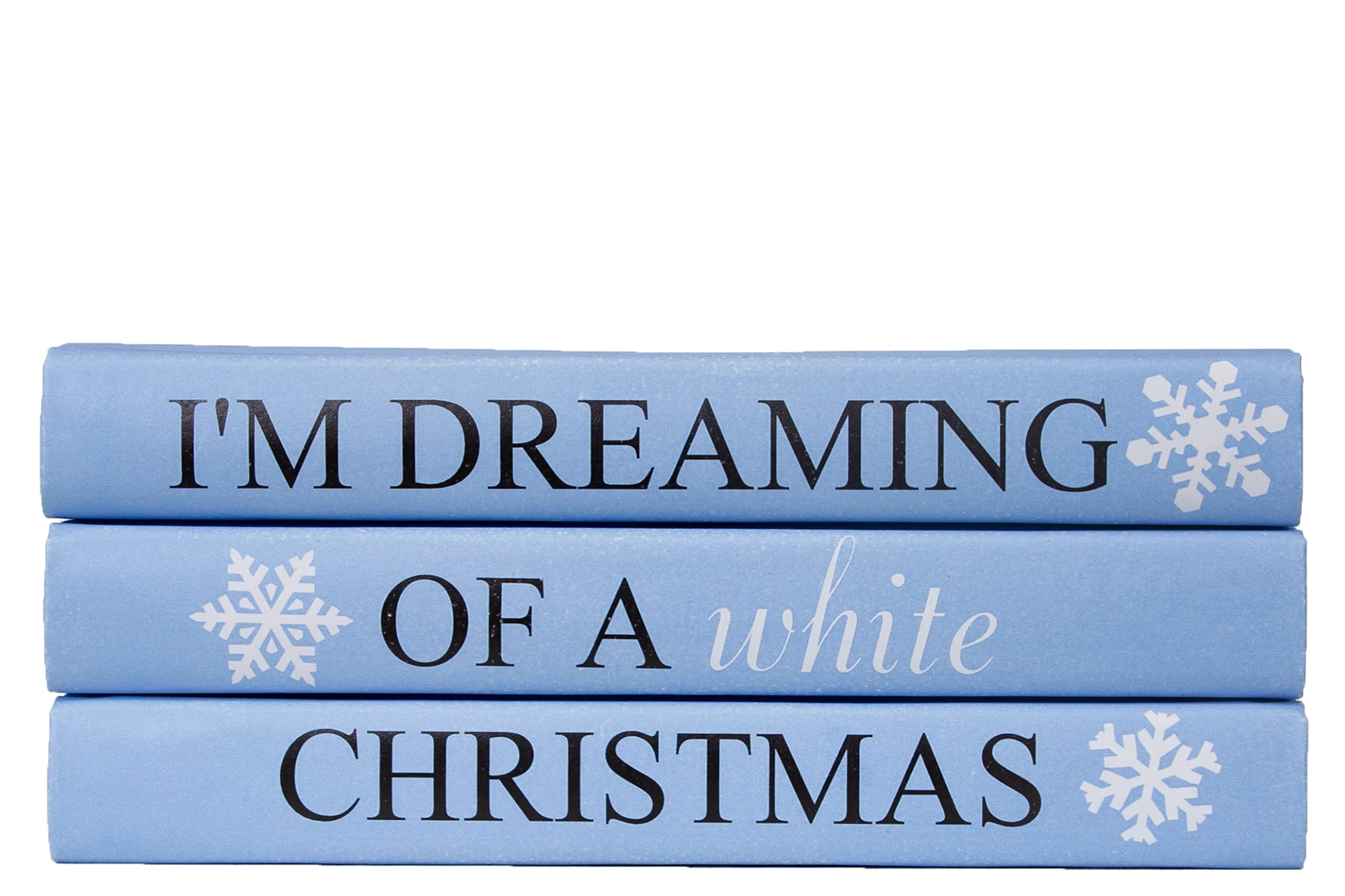 "I'm Dreaming, Christmas" Decorative Quote Book Stack 2 "I'm Dreaming, Christmas" Decorative Quote Book Stack