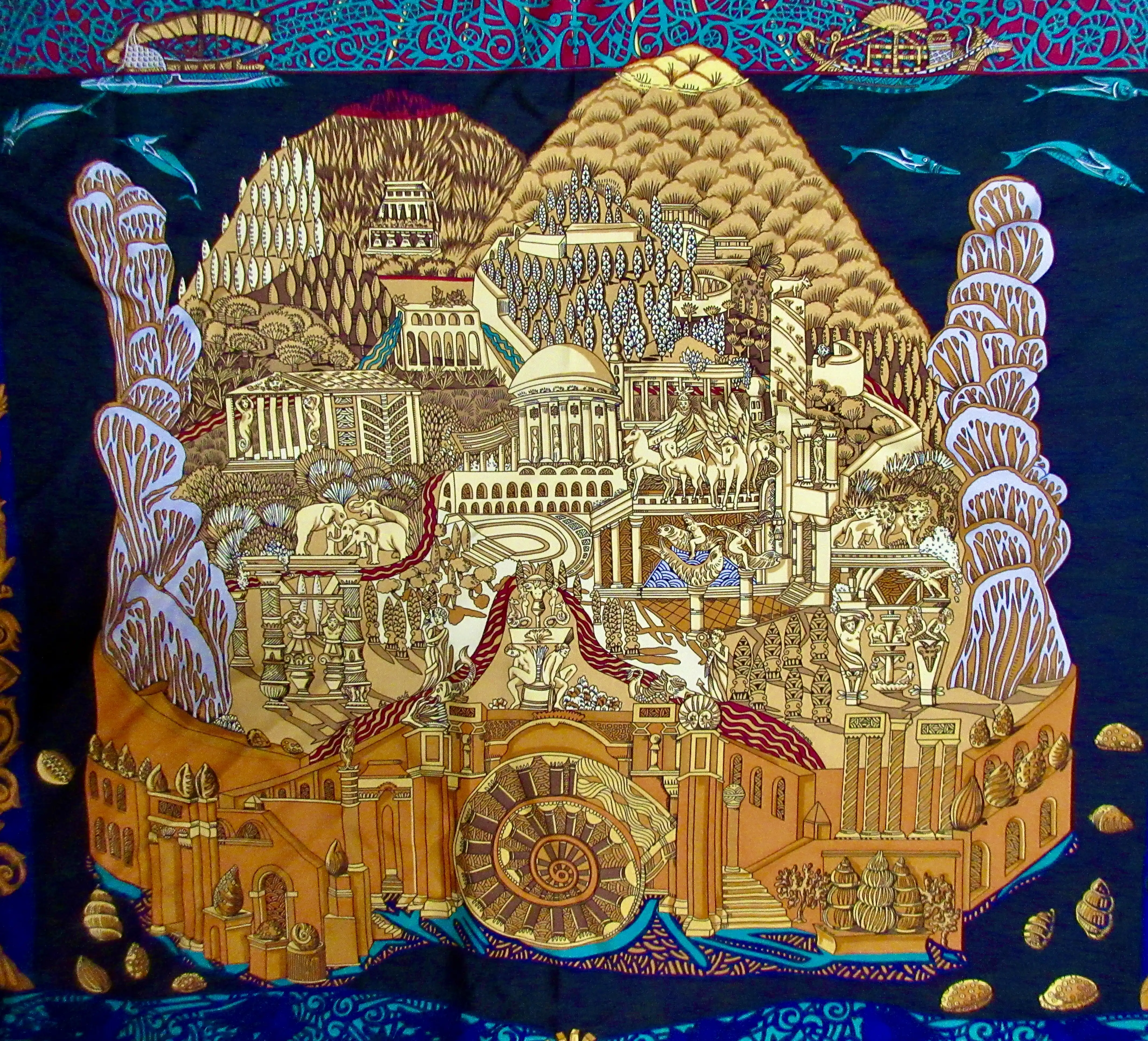 Hermes L'Atlantide Scarf 2 Hermes L'Atlantide Scarf