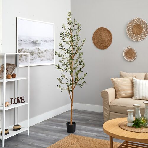 82" Olive Artificial Tree 6 82" Olive Artificial Tree