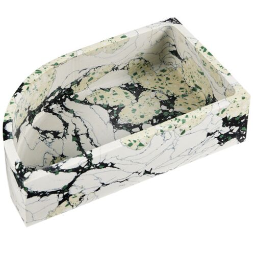 Fossey Rectangular Box, White/Black 5 Fossey Rectangular Box, White/Black