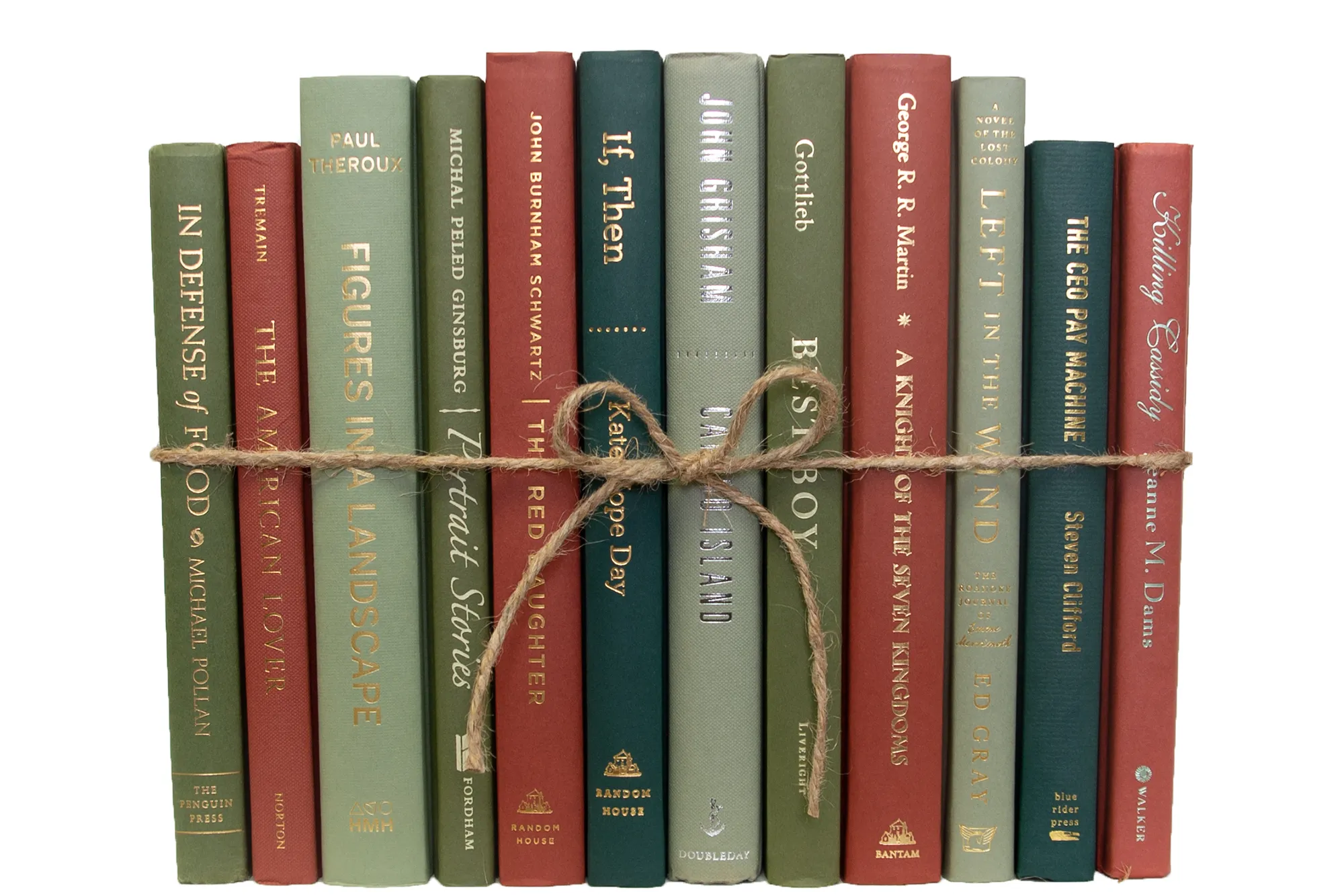 1-Foot Decorative Book Bundle, Autumn Pine 2 1-Foot Decorative Book Bundle, Autumn Pine