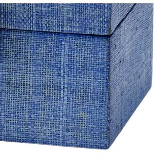 S/2 Raffia Boxes 3 S/2 Raffia Boxes