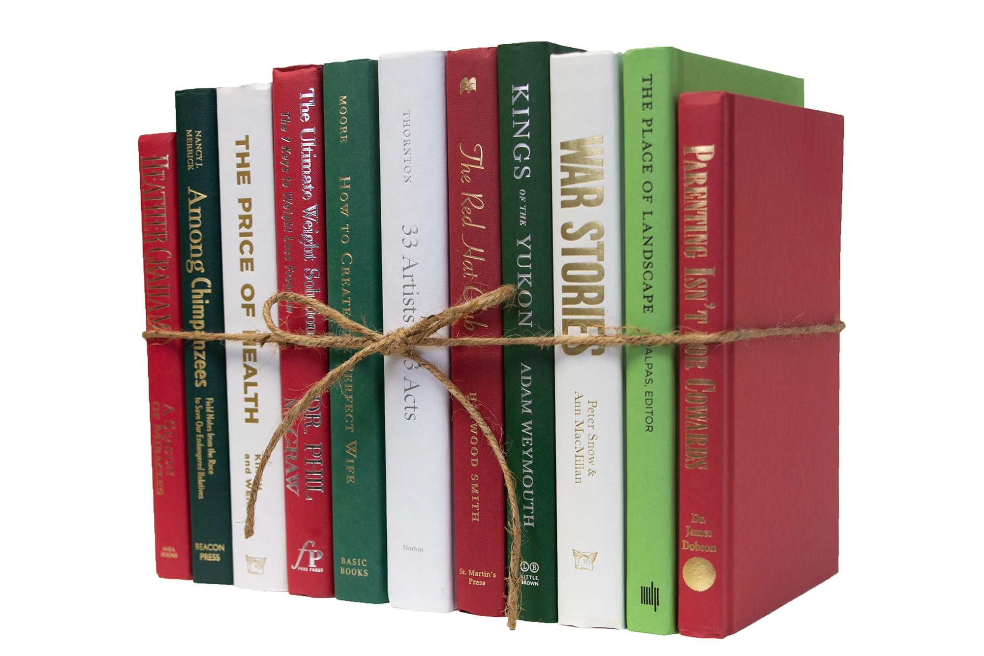 1-Foot Modern Book Bundle, Winter Holly 3 1-Foot Modern Book Bundle, Winter Holly