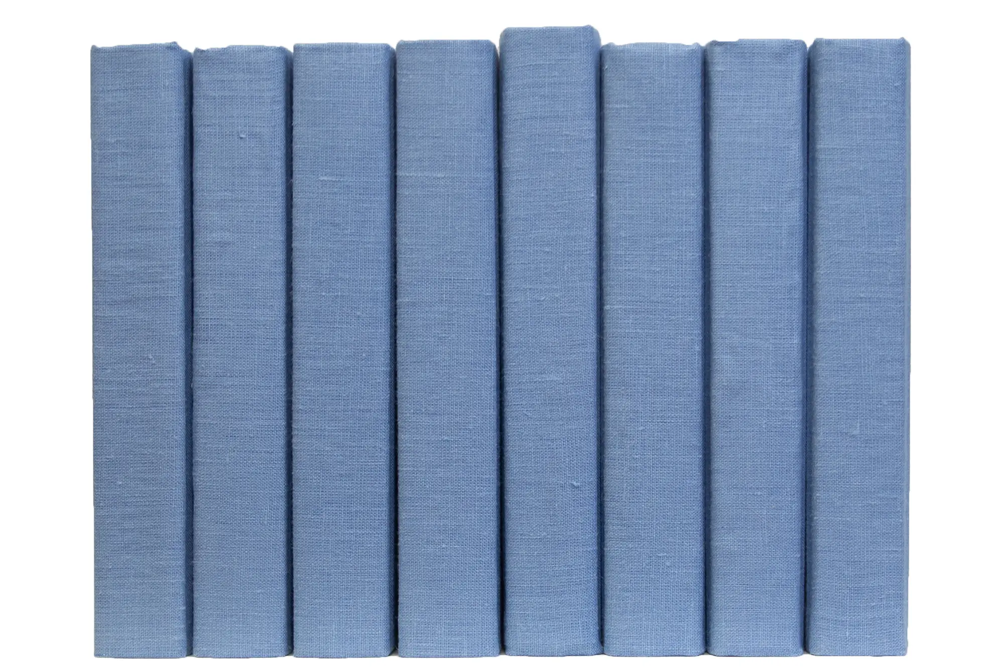 1-Foot Modern Linen Book Bundle, Sky Blue 2 1-Foot Modern Linen Book Bundle, Sky Blue