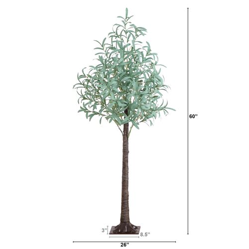 5ft. Lighted Artificial Olive Tree 2 5ft. Lighted Artificial Olive Tree