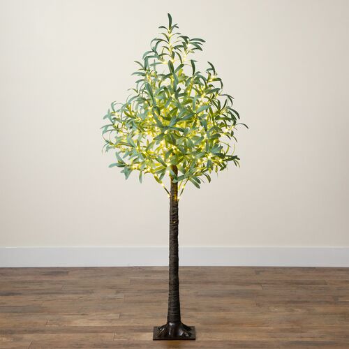 5ft. Lighted Artificial Olive Tree 7 5ft. Lighted Artificial Olive Tree