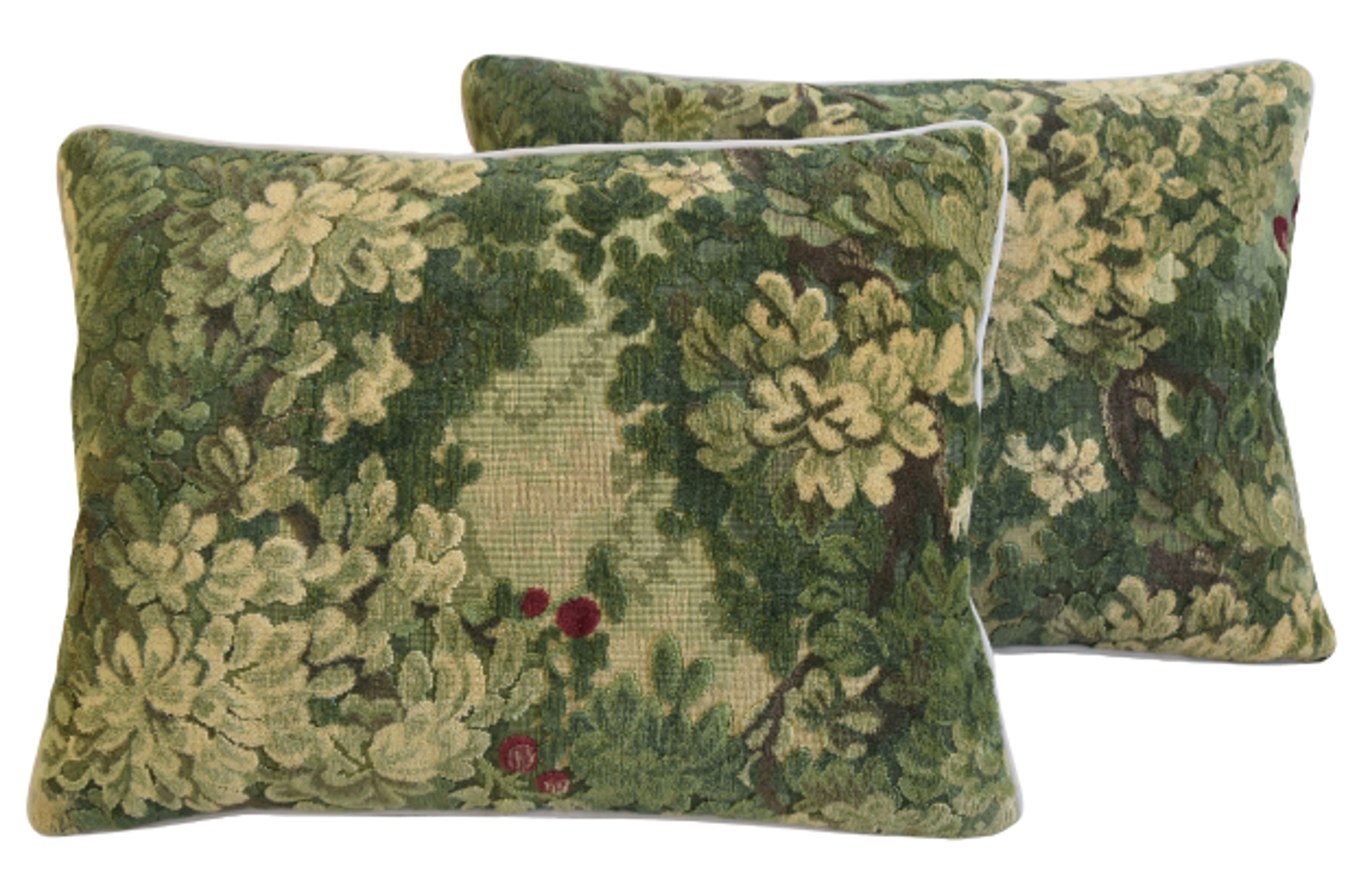 Scalamandr?? Velvet Marly Pillows, Pair 3 Scalamandr?? Velvet Marly Pillows, Pair