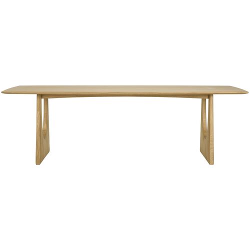 Geometric 98" Dining Table, Oak 2 Geometric 98" Dining Table, Oak