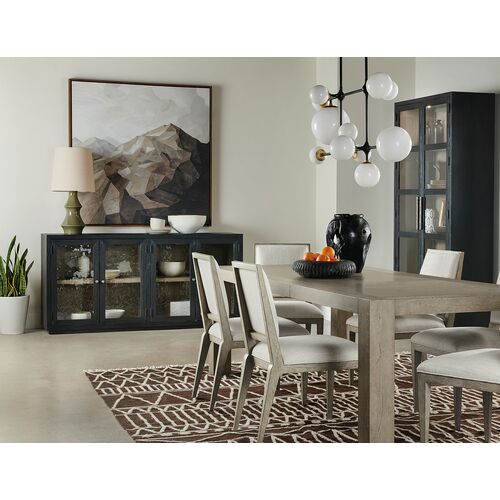 Linville Falls North Fork Rectangular Extension Dining Table, Mink 6 Linville Falls North Fork Rectangular Extension Dining Table, Mink